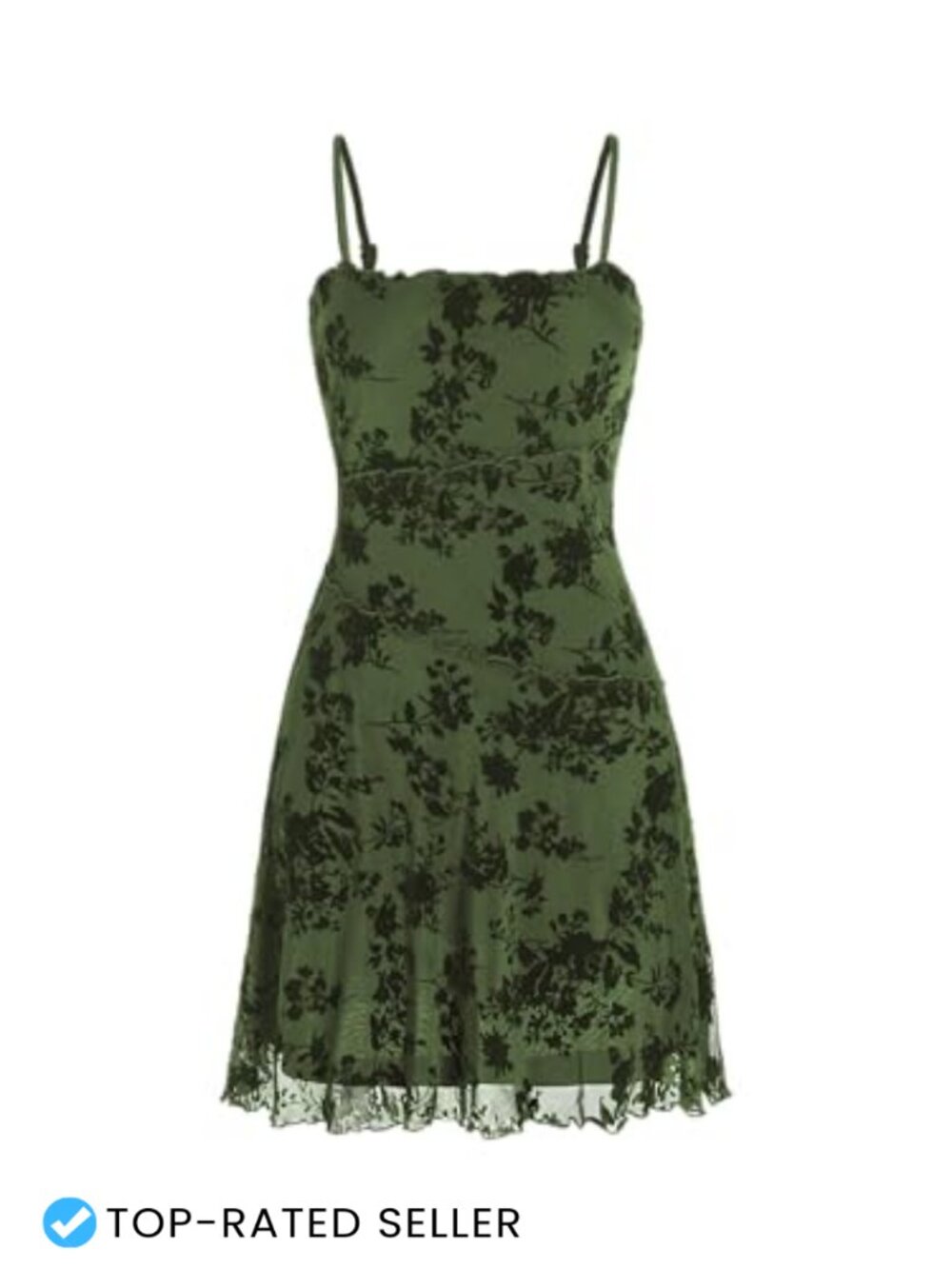 Women's Gothic Lace Mini Dress Sleeveless Square Neck Party Y2K